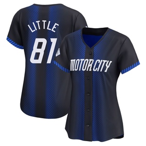 Women's Detroit Tigers Jack Little Limited Blue 2024 City Connect Jersey