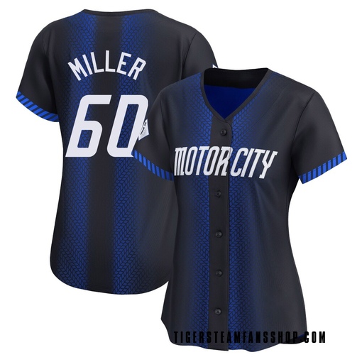 Women's Detroit Tigers Jake Miller Limited Blue 2024 City Connect Jersey