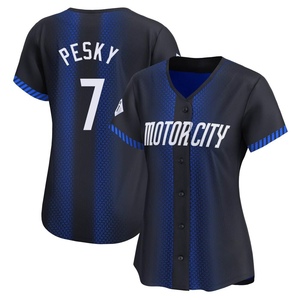 Women's Detroit Tigers Johnny Pesky Limited Blue 2024 City Connect Jersey