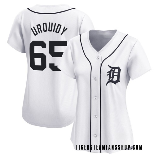 Women's Detroit Tigers Jose Urquidy Limited White Home Jersey