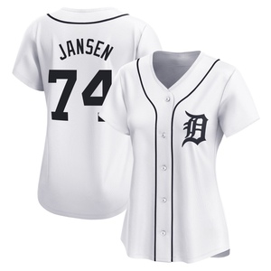 Women's Detroit Tigers Kenley Jansen Limited White Home Jersey