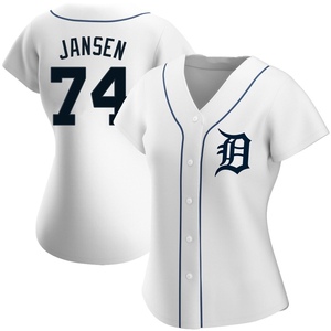 Women's Detroit Tigers Kenley Jansen Replica White Home Jersey