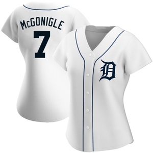Women's Detroit Tigers Kevin McGonigle Replica White Home Jersey