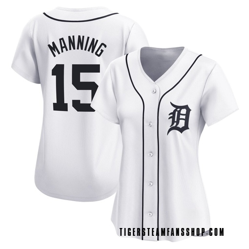Women's Detroit Tigers Matt Manning Limited White Home Jersey