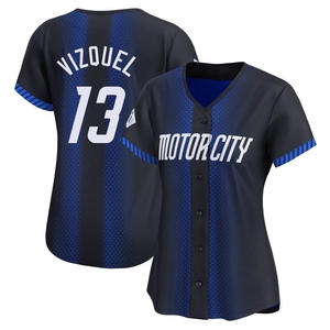 Women's Detroit Tigers Omar Vizquel Limited Blue 2024 City Connect Jersey