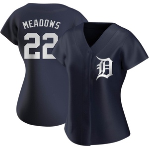Women's Detroit Tigers Parker Meadows Replica Navy Alternate Jersey
