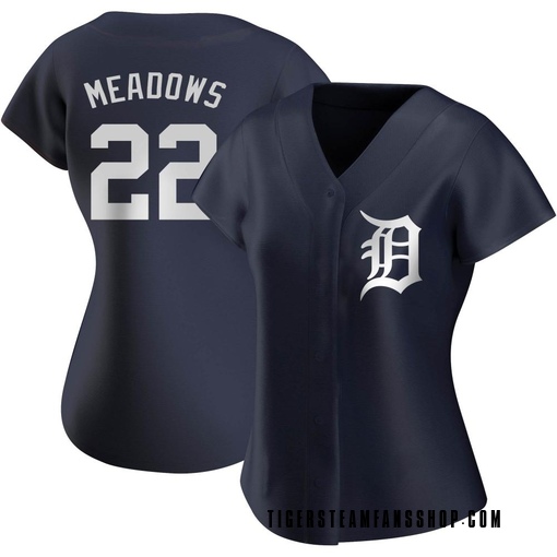 Women's Detroit Tigers Parker Meadows Replica Navy Alternate Jersey
