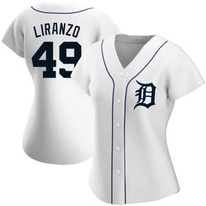 Women's Detroit Tigers Thayron Liranzo Authentic White Home Jersey