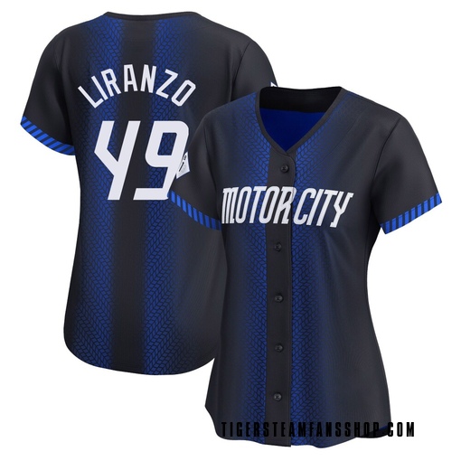 Women's Detroit Tigers Thayron Liranzo Limited Blue 2024 City Connect Jersey