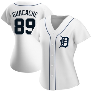 Women's Detroit Tigers Xiomer Guacache Authentic White Home Jersey