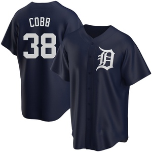 Youth Detroit Tigers Alex Cobb Replica Navy Alternate Jersey
