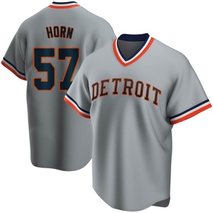 Youth Detroit Tigers Bailey Horn Limited Gray Road Cooperstown Collection Jersey