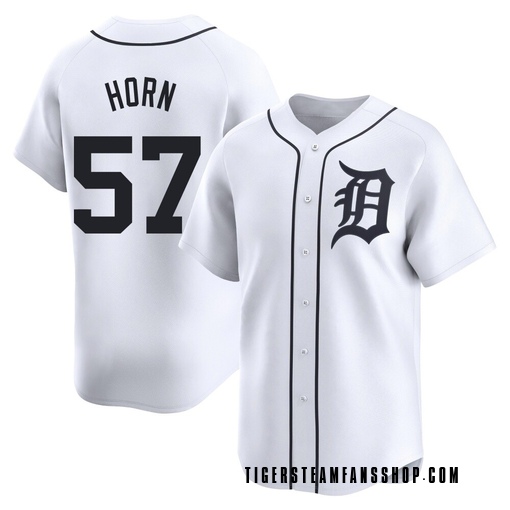 Youth Detroit Tigers Bailey Horn Limited White Home Jersey