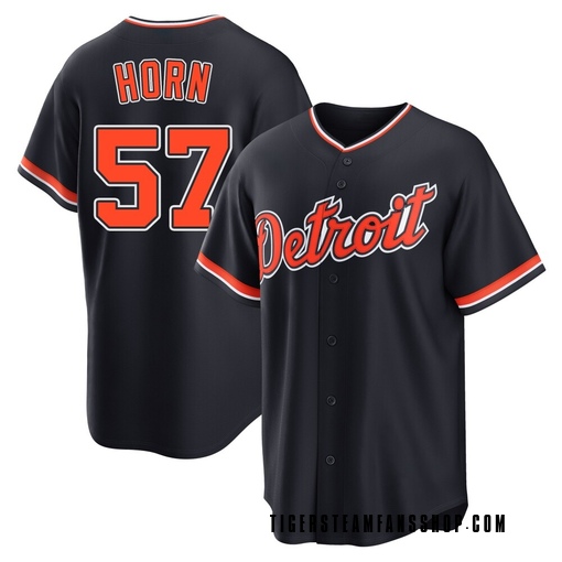 Youth Detroit Tigers Bailey Horn Replica Navy Alternate 2nd Jersey