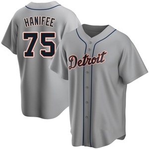 Youth Detroit Tigers Brenan Hanifee Replica Gray Road Jersey