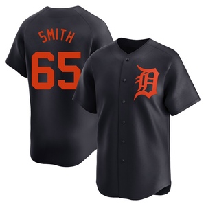 Youth Detroit Tigers Burch Smith Limited Navy Alternate Jersey