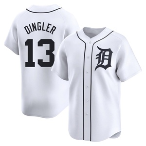 Youth Detroit Tigers Dillon Dingler Limited White Home Jersey
