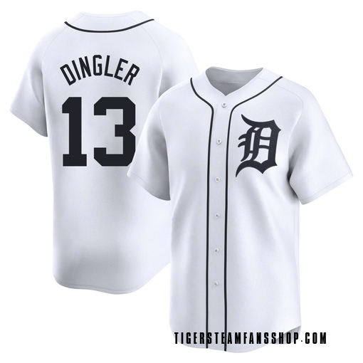 Youth Detroit Tigers Dillon Dingler Limited White Home Jersey