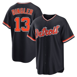 Youth Detroit Tigers Dillon Dingler Replica Navy Alternate 2nd Jersey