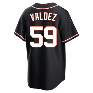 Youth Detroit Tigers Framber Valdez Replica Black Fashion Out Jersey