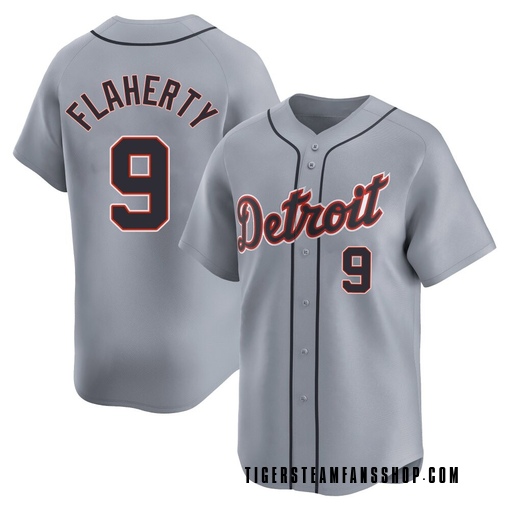 Youth Detroit Tigers Jack Flaherty Limited Gray Road Jersey