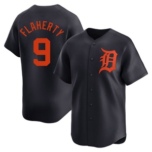 Youth Detroit Tigers Jack Flaherty Limited Navy Alternate Jersey