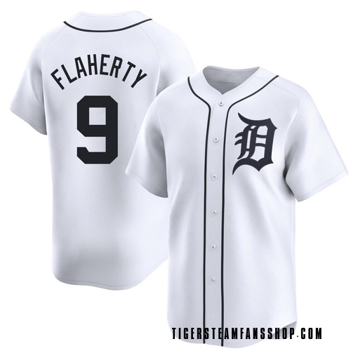Youth Detroit Tigers Jack Flaherty Limited White Home Jersey
