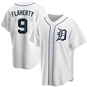 Youth Detroit Tigers Jack Flaherty Replica White Home Jersey