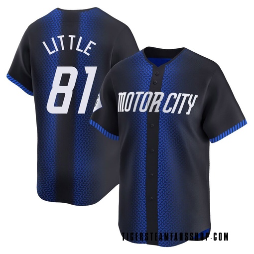 Youth Detroit Tigers Jack Little Limited Blue 2024 City Connect Jersey