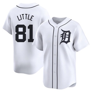 Youth Detroit Tigers Jack Little Limited White Home Jersey