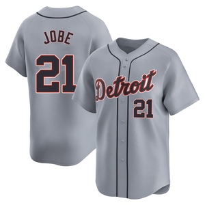 Youth Detroit Tigers Jackson Jobe Limited Gray Road Jersey