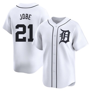 Youth Detroit Tigers Jackson Jobe Limited White Home Jersey