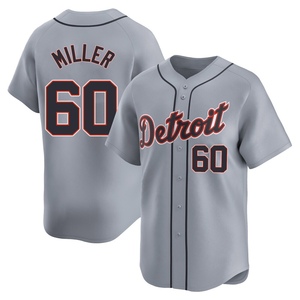 Youth Detroit Tigers Jake Miller Limited Gray Road Jersey