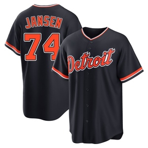 Youth Detroit Tigers Kenley Jansen Replica Navy Alternate 2nd Jersey