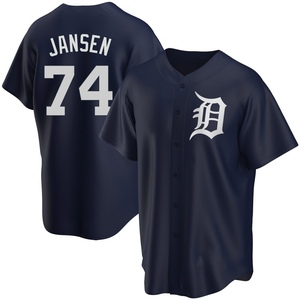 Youth Detroit Tigers Kenley Jansen Replica Navy Alternate Jersey