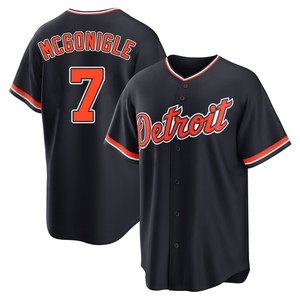 Youth Detroit Tigers Kevin McGonigle Replica Navy Alternate 2nd Jersey