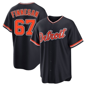 Youth Detroit Tigers Kyle Finnegan Replica Navy Alternate 2nd Jersey