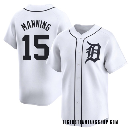Youth Detroit Tigers Matt Manning Limited White Home Jersey