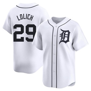 Youth Detroit Tigers Mickey Lolich Limited White Home Jersey