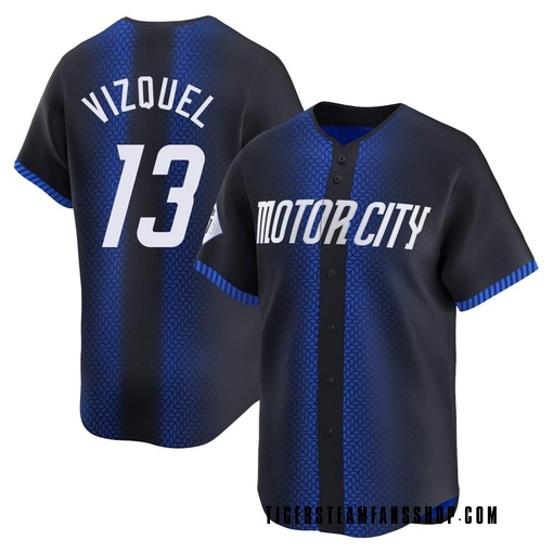 Youth Detroit Tigers Omar Vizquel Limited Blue 2024 City Connect Jersey
