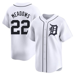 Youth Detroit Tigers Parker Meadows Limited White Home Jersey