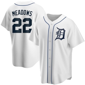 Youth Detroit Tigers Parker Meadows Replica White Home Jersey