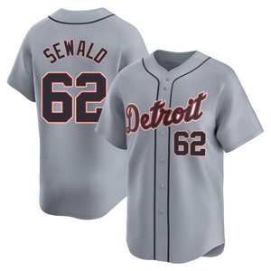 Youth Detroit Tigers Paul Sewald Limited Gray Road Jersey