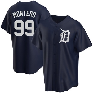 Youth Detroit Tigers Rafael Montero Replica Navy Alternate Jersey