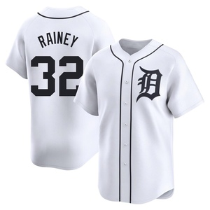 Youth Detroit Tigers Tanner Rainey Limited White Home Jersey