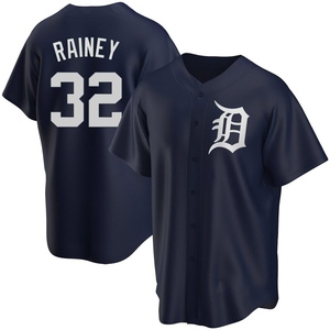 Youth Detroit Tigers Tanner Rainey Replica Navy Alternate Jersey