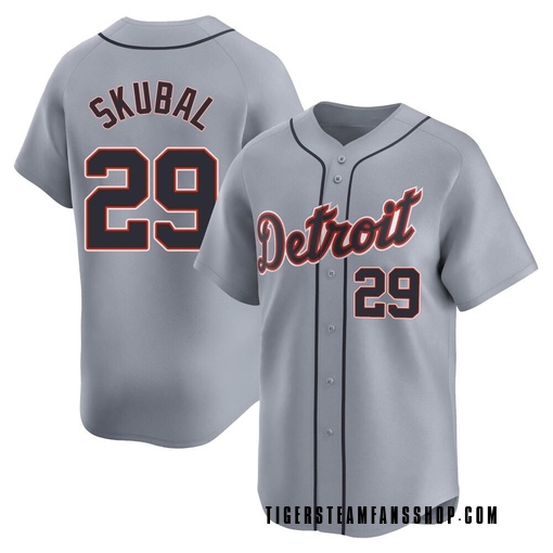 Youth Detroit Tigers Tarik Skubal Limited Gray Road Jersey