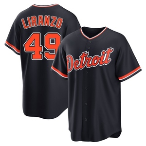 Youth Detroit Tigers Thayron Liranzo Replica Navy Alternate 2nd Jersey