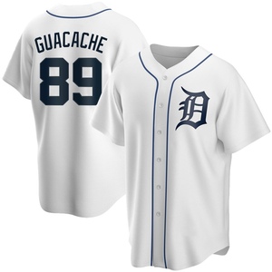 Youth Detroit Tigers Xiomer Guacache Replica White Home Jersey